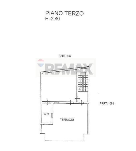 Pianta 2D - Trilocale via Cavour
 
47, Mascali - planimetria 1