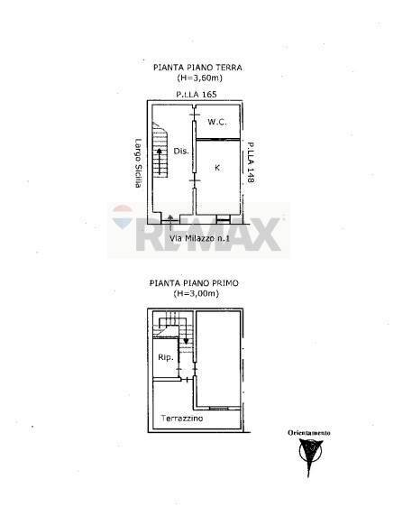 Pianta 2D - Casa indipendente Via Milazzo
 
1, Avola - planimetria 1