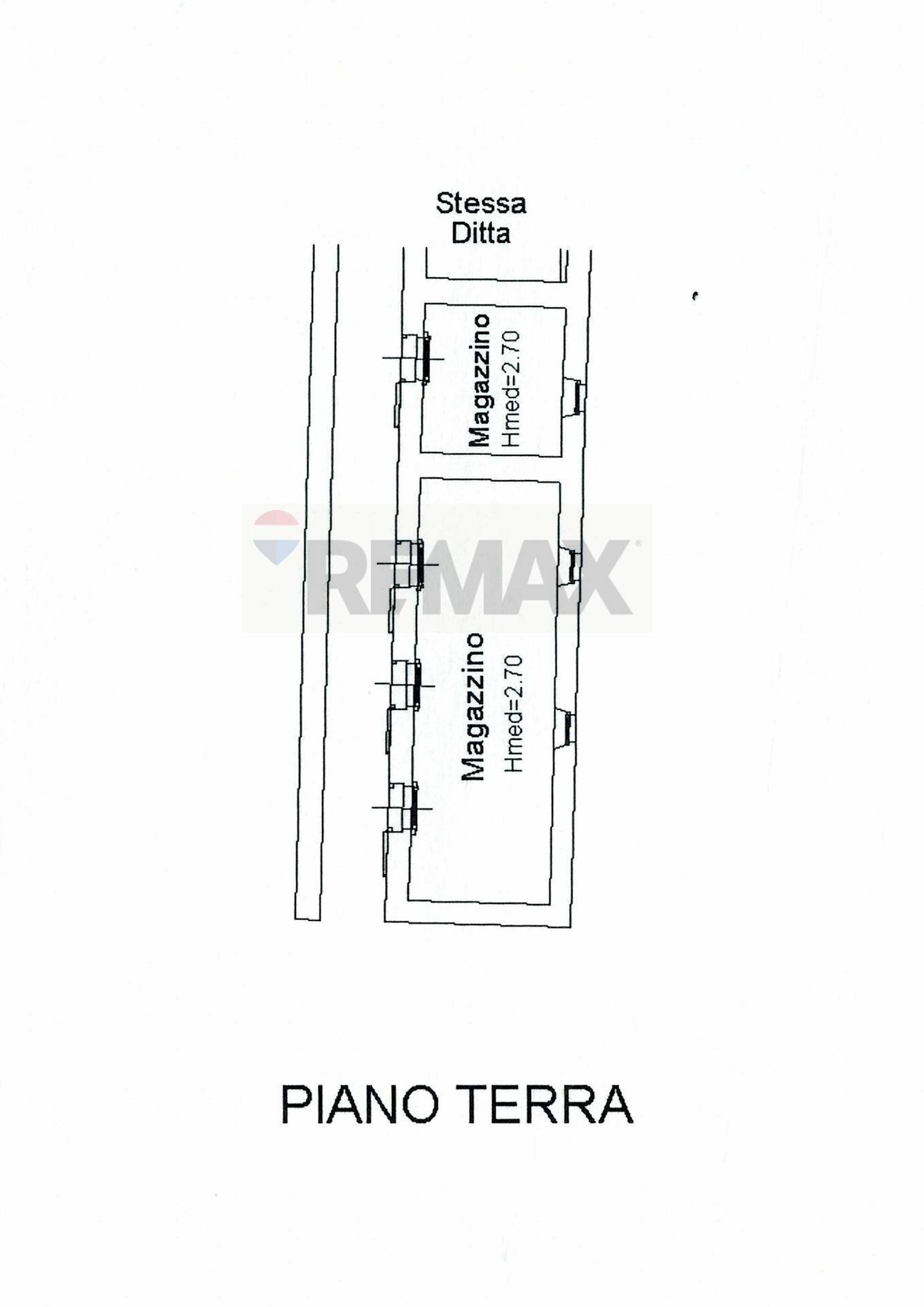 Pianta 2D - Magazzino - Casa indipendente Bucine - planimetria 1