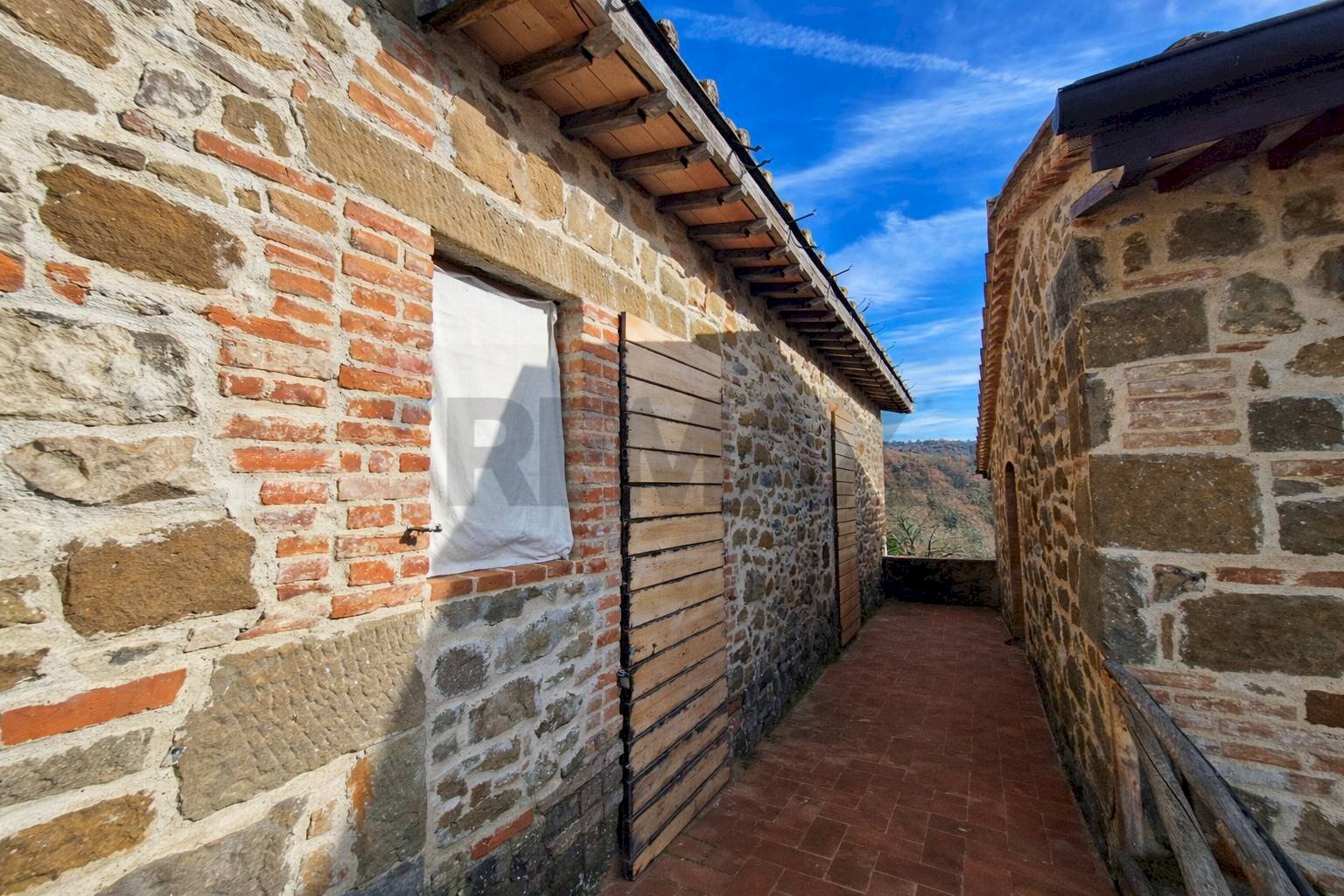 Resede posteriore, affaccio camere da letto - Trilocale Bucine - foto 3