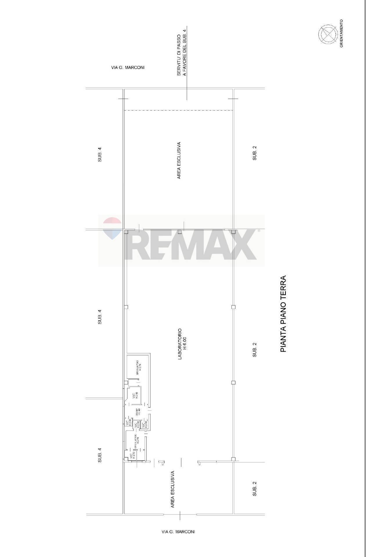 Pianta 2D - Laboratorio Via Guglielmo Marconi
 
35H, Ponte San Pietro - planimetria 1