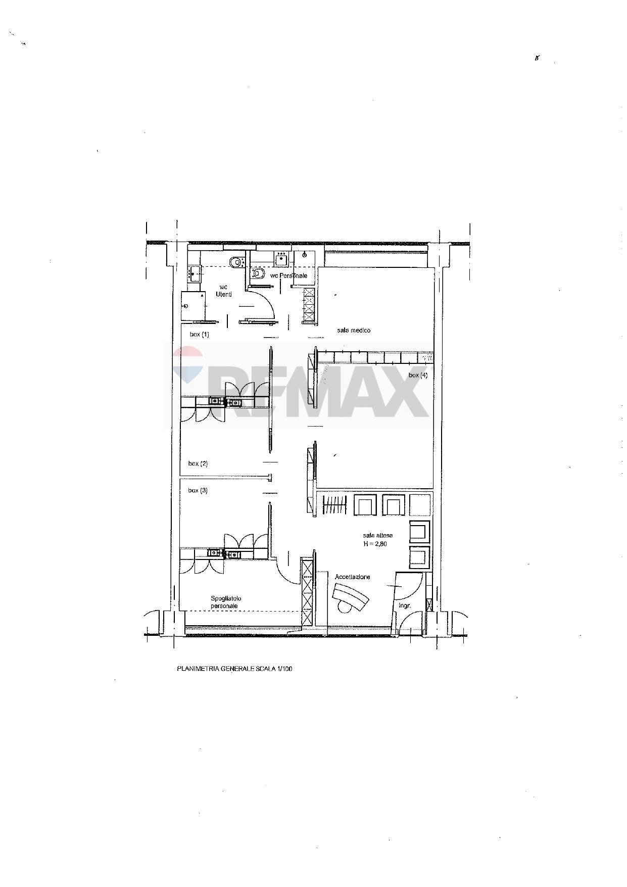 Pianta 2D - Ufficio Via Del Consorzio
 
2, Falconara Marittima - planimetria 1