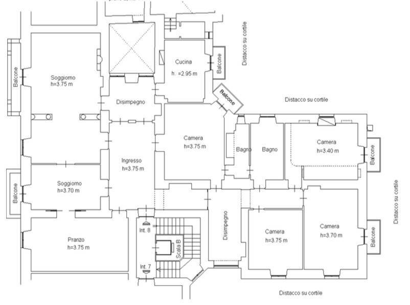 Foto 28 - Apartment Via Nomentana
 
131, Roma - floor plans 1