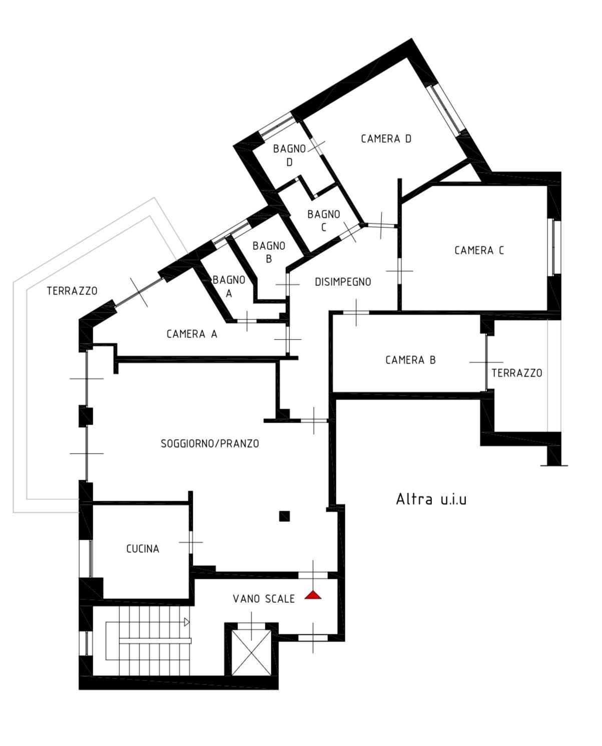 Foto 29 - Appartamento via della chiesa
 
22, San Lorenzo al Mare - planimetria 1