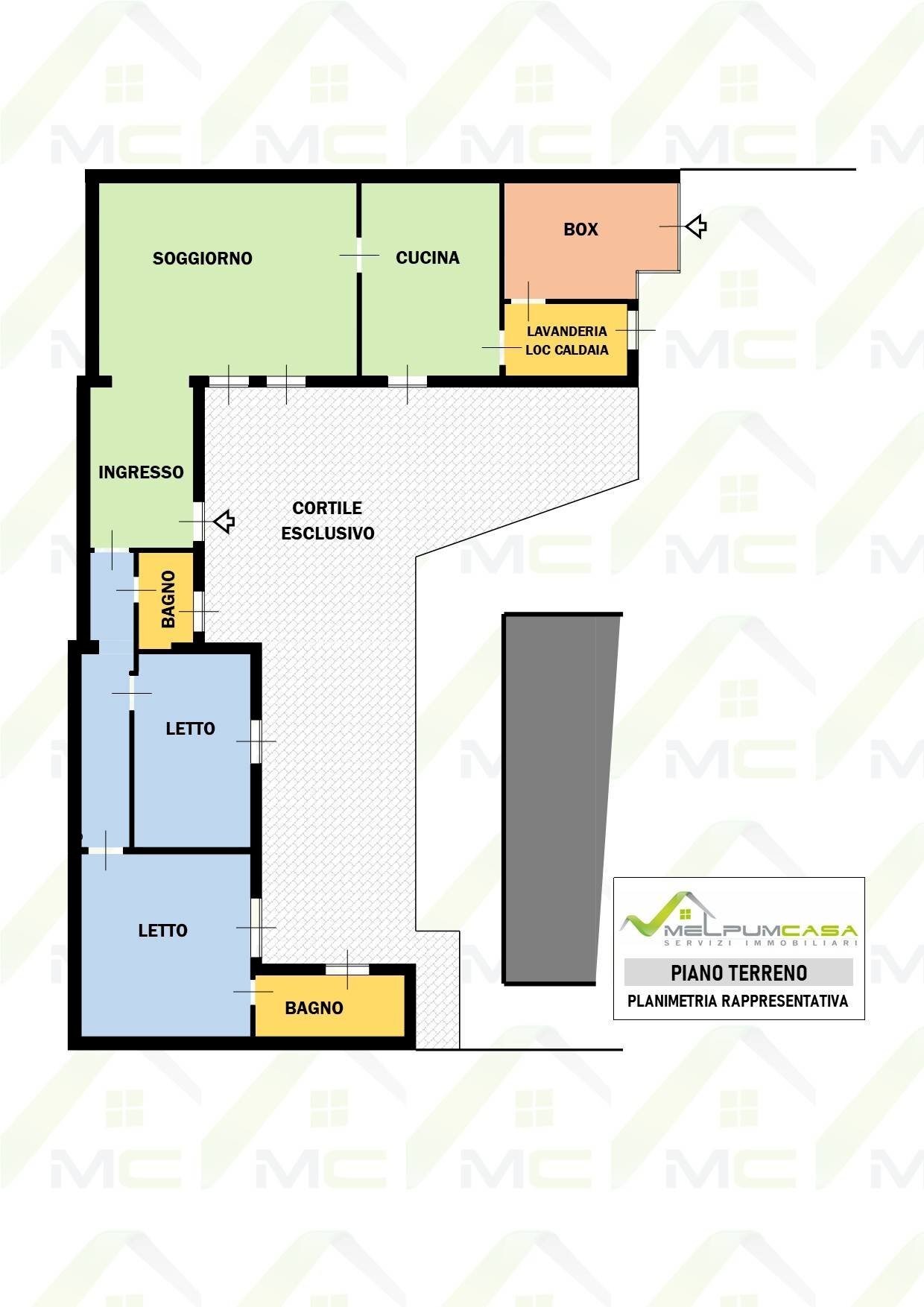 Foto 25 - Casa indipendente VIA MONTEGRAPPA
 
12, Melzo - planimetria 1
