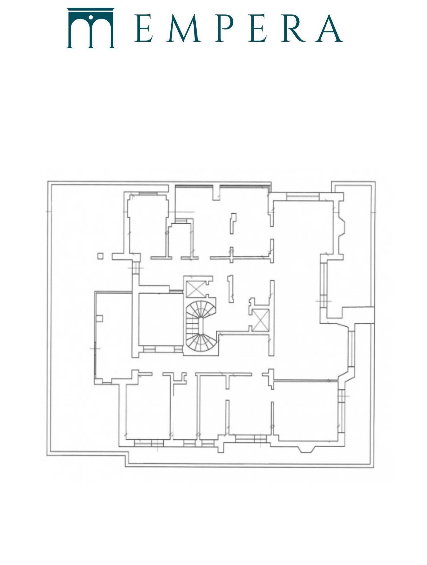 Foto 31 - Attico Via Della Farnesina, Roma - planimetria 1