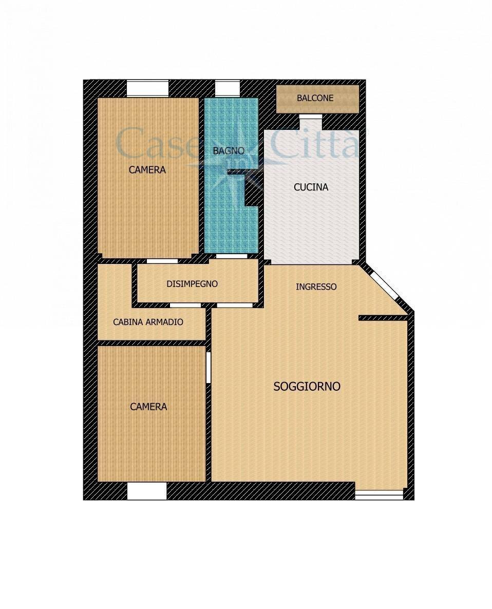 Foto 23 - Three-room apartment Via Luigi Chiarelli
 
20, Milano - floor plans 1