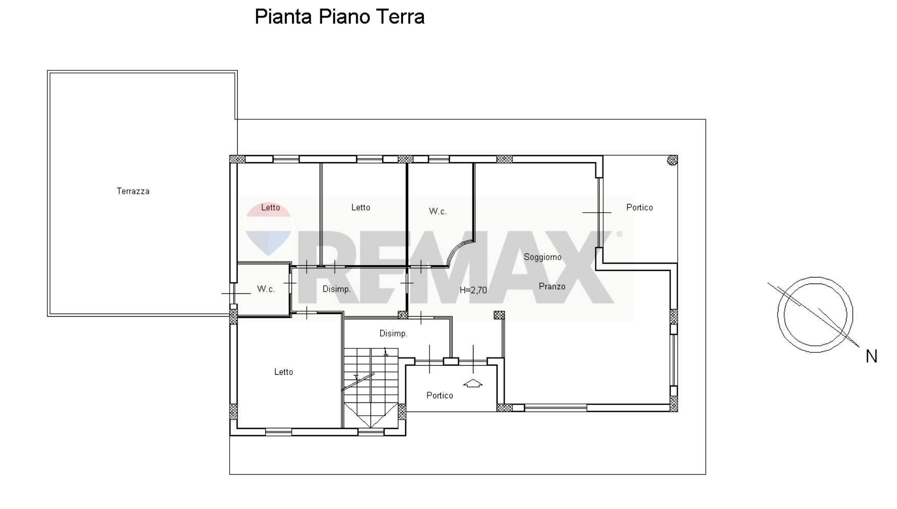 Pianta 2D - Casa indipendente Venosa - planimetria 1
