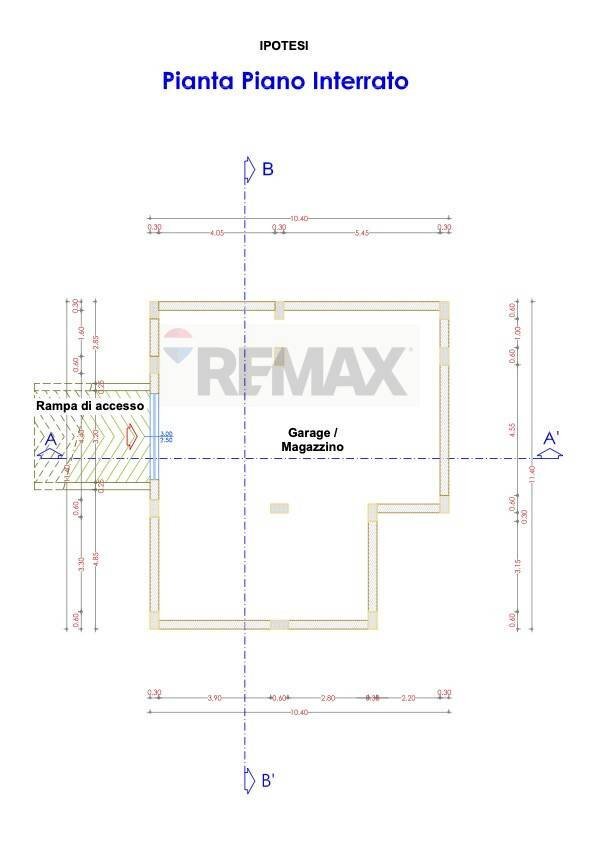 Pianta 2D - Villa Contrada San Giorgio, Venosa - planimetria 1