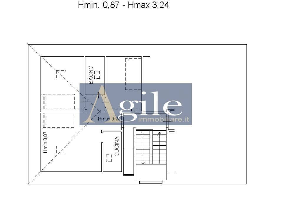 Foto 19 - Trilocale VIA BOLZANO, Folignano - planimetria 1