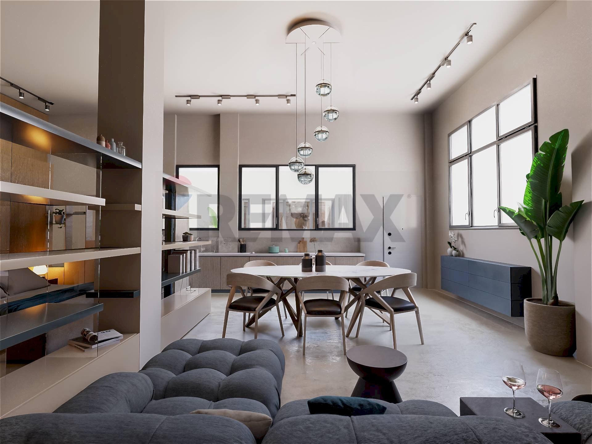 Sala da pranzo - Loft Via Imbriani
 
58, Parma - foto 1