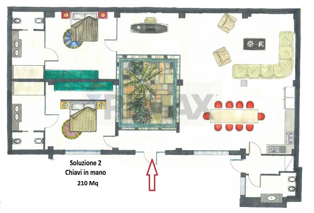 Pianta 2D - Loft Via Imbriani
 
58, Parma - floor plans 1