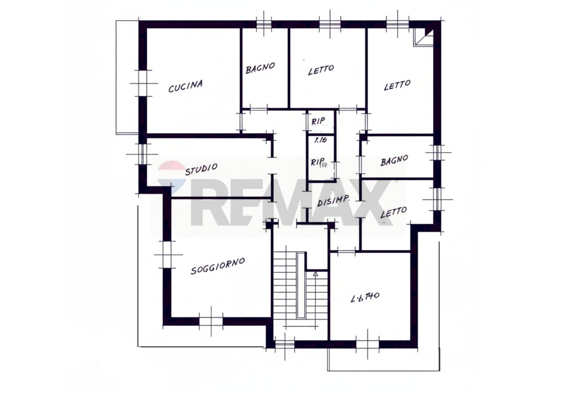 Pianta 2D - Apartment Cagliari - floor plans 1