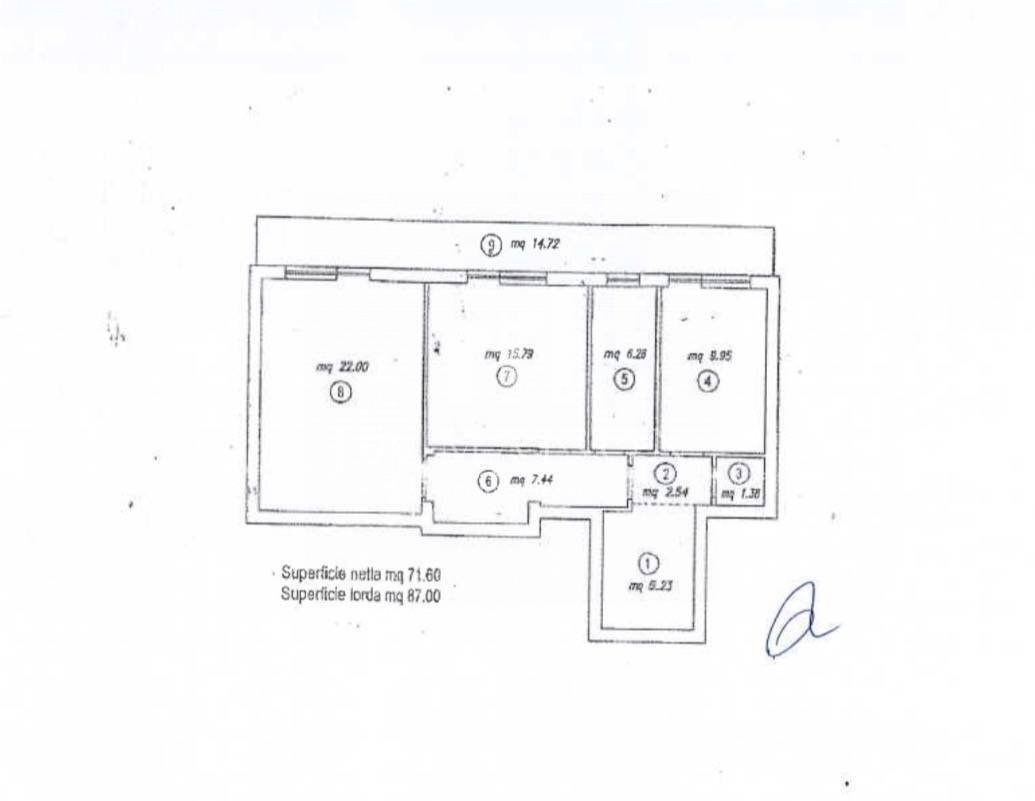 Foto 13 - Three-room apartment Via Longano
 
18, Campobasso - floor plans 1