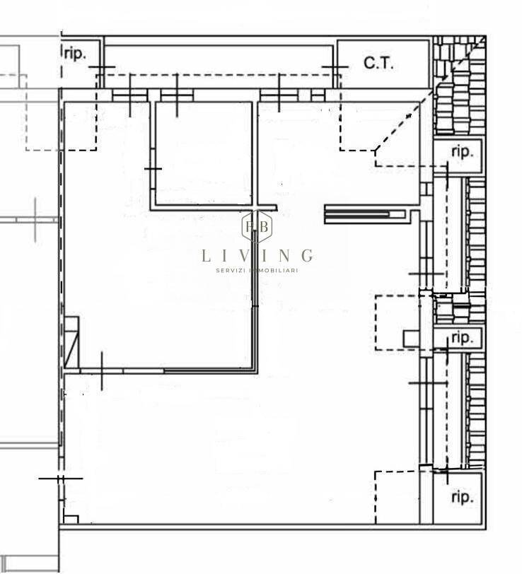 Foto 17 - Trilocale Via Calatafimi
 
90, San Benedetto del Tronto - planimetria 1