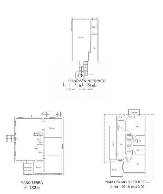 Foto 34 - Villa Grottammare - planimetria 1