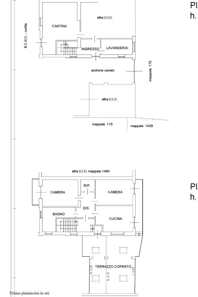 Semi-detached house Via Remondi, Ciriè - floor plans 1