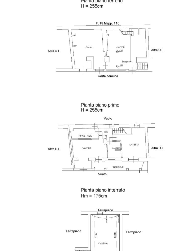 Semi-detached house Via don cocchi, Druento - floor plans 1