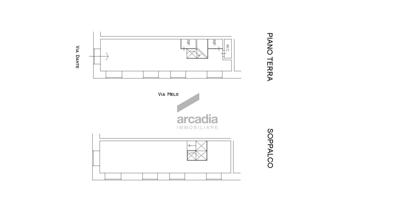 Planimetria.jpg - Commercial Premises Via Dante Alighieri 22, Bari (neighborhood Murat) - floor plans 1