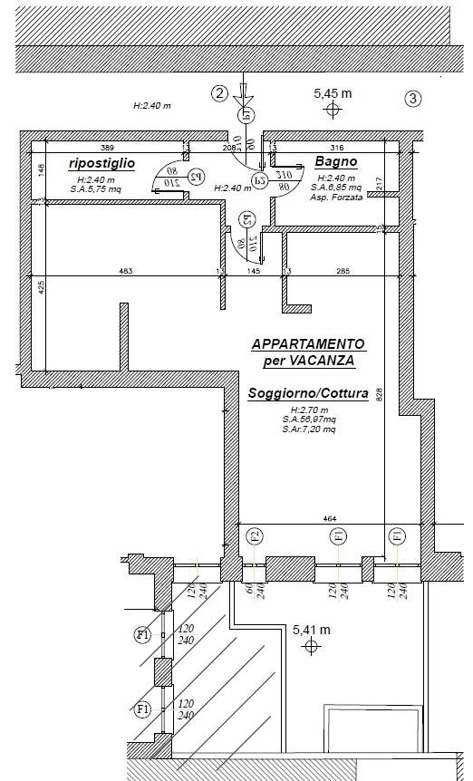 plan.JPG - Loft Viale Dante Alighieri 31, Sestri Levante - floor plans 1