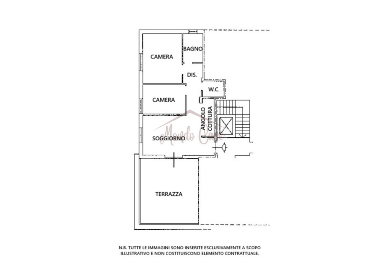 Planimetria appartamento.jpg - Quadrilocale Via Nave 83, Sarzana - planimetria 1