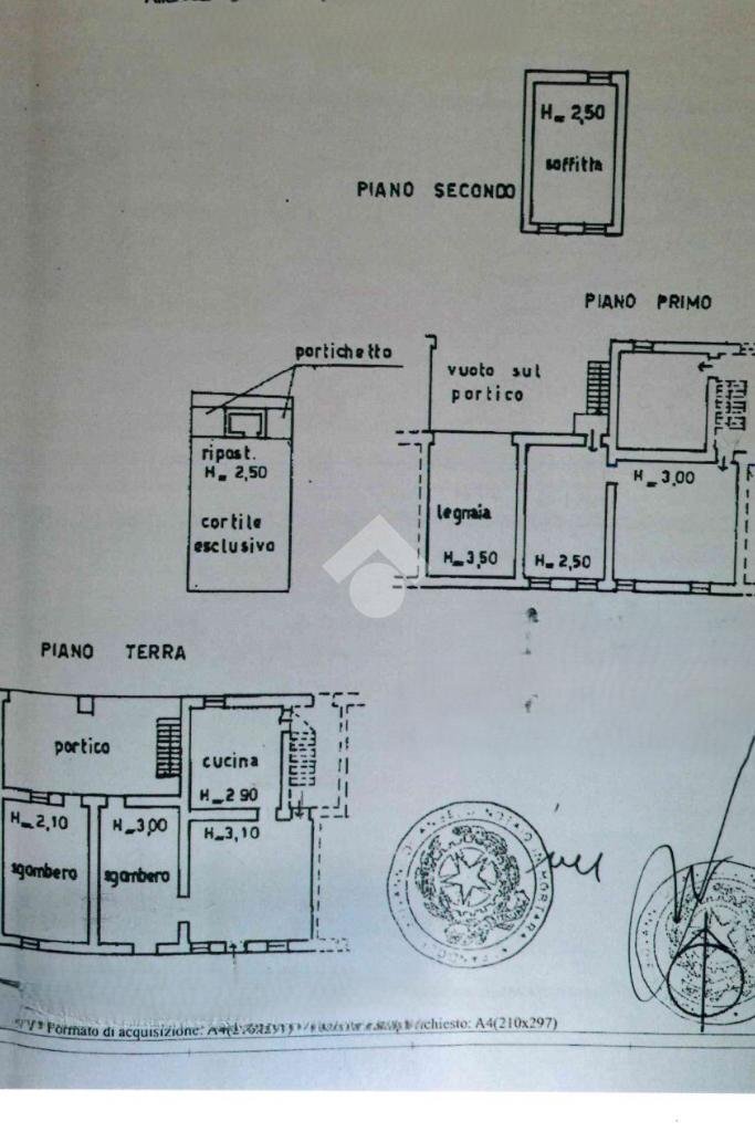 Rustic Via D. Ruva, Borgolavezzaro - floor plans 1
