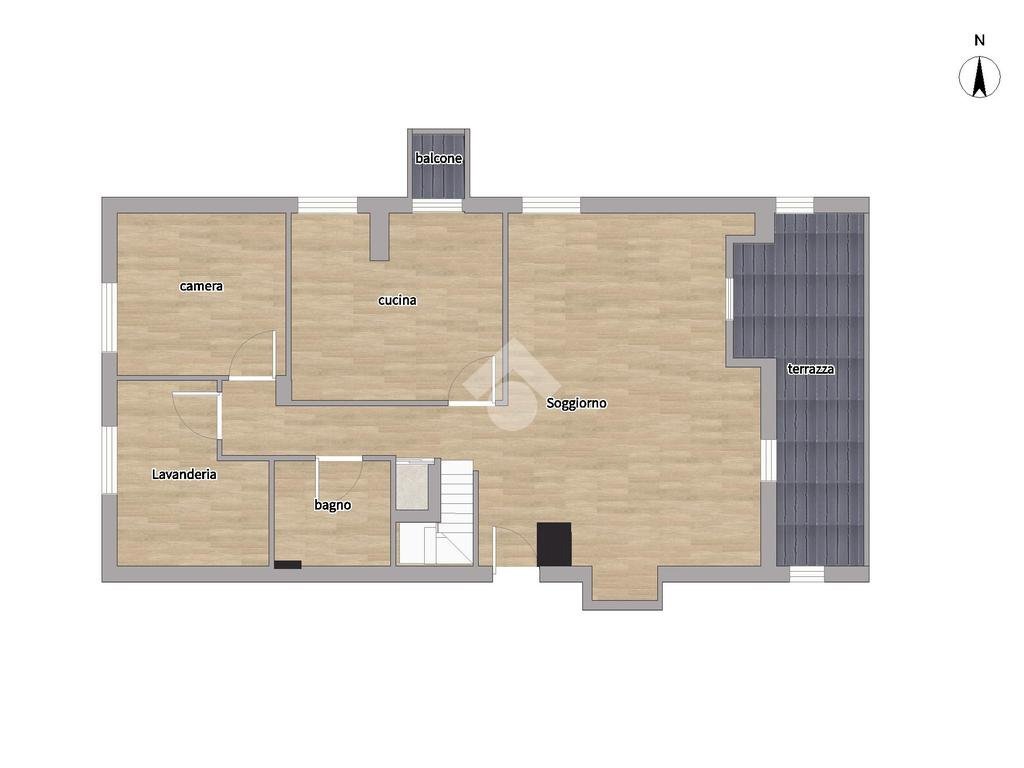 Appartamento Via Cechov Antonio, Milano (zona Gallaratese) - planimetria 1