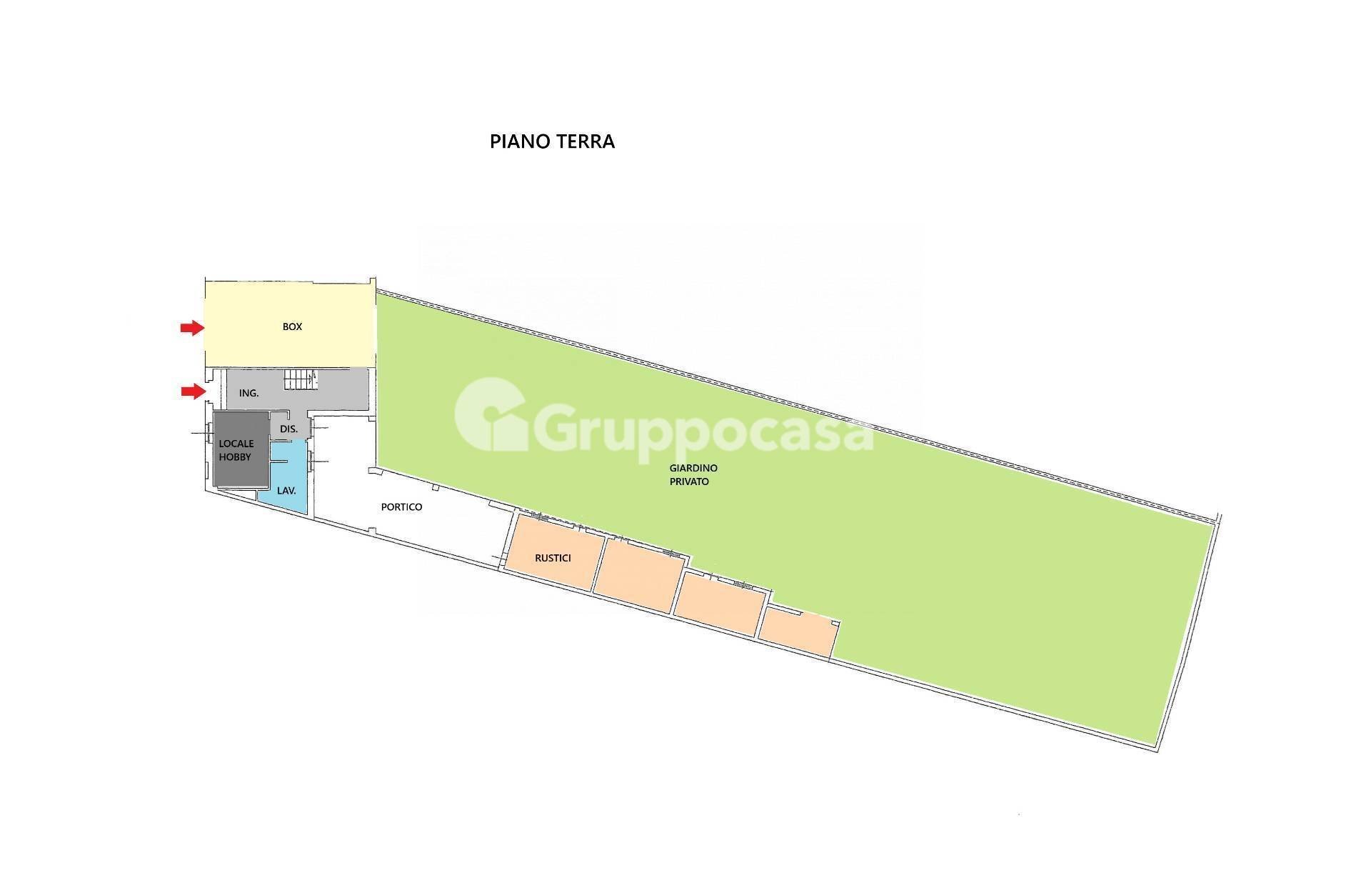 Foto 37 - Casa indipendente via melzi
 
26, Magenta - planimetria 1