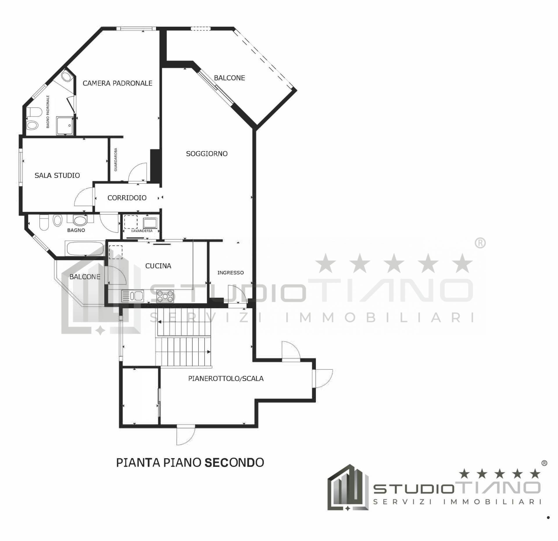 Foto 28 - Four-room apartment Via Alcide De Gasperi
 
54, Cosenza - floor plans 1