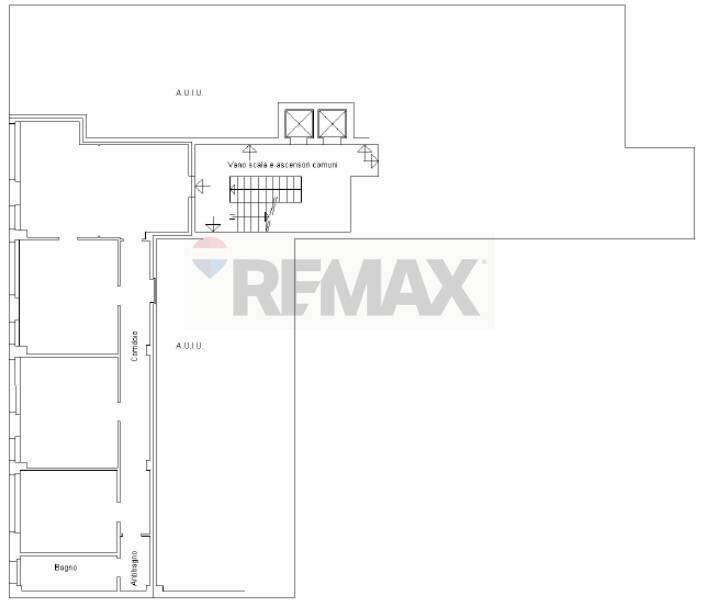 Pianta 2D - Four-room apartment VIA CAVOUR
 
44, Varese - floor plans 1