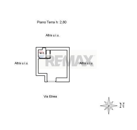Pianta 2D - Commercial Premises Via Etnea, Catania - floor plans 1