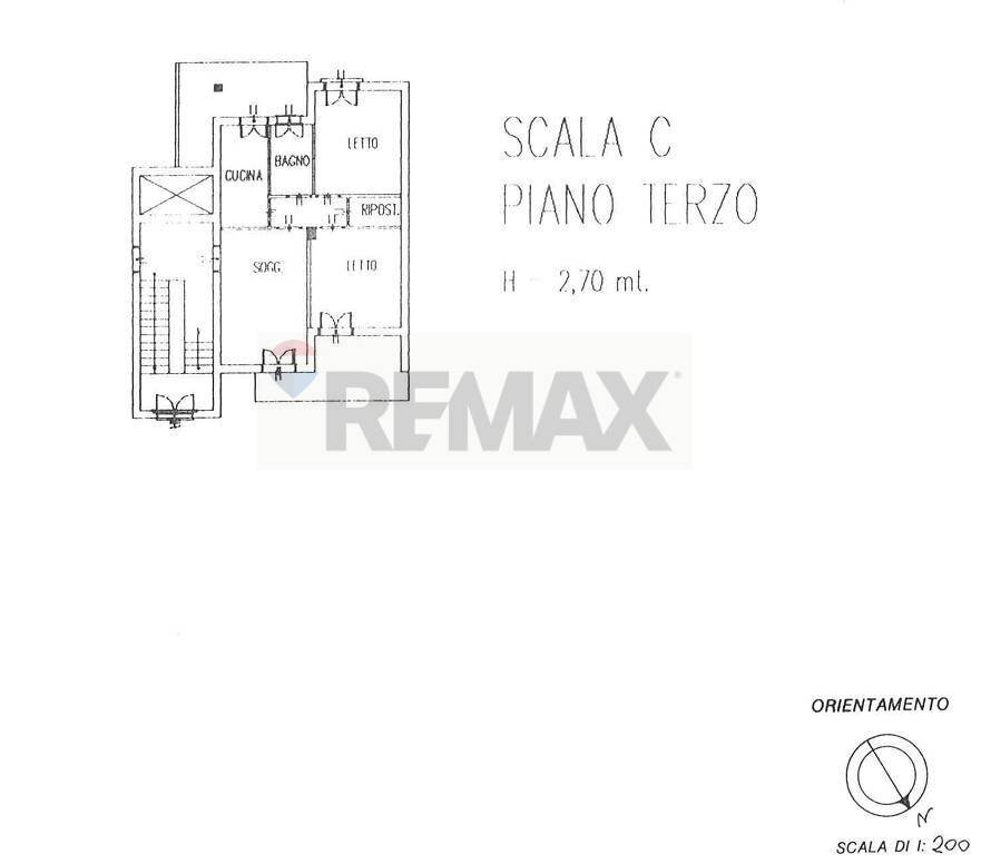 Planimetria abitazione - Appartamento Via Degli Ulivi
 
20, Acireale - planimetria 1