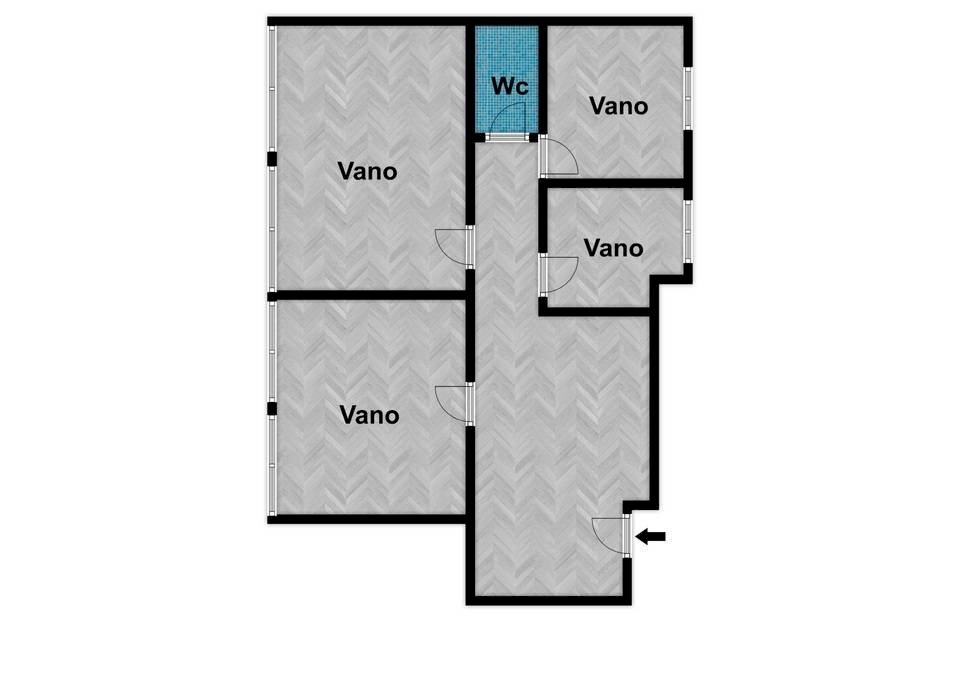 Foto 29 - Ufficio Via Briuccia
 
52, Palermo - planimetria 1