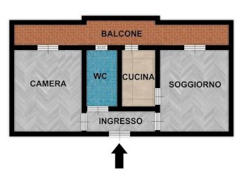 Foto 25 - Bilocale Via Felix Mendelssohn
 
42, Palermo - foto 25