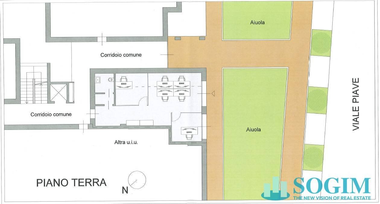 PLANIMETRIA - Shop via Piave
 
25, Mariano Comense - floor plans 1