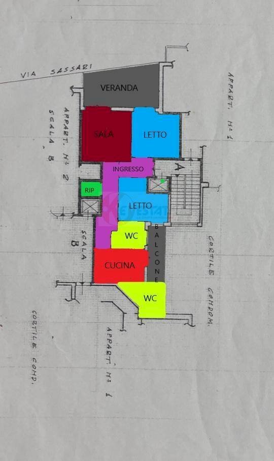 Foto 20 - Quadrilocale ADELASIA
 
11, Porto Torres - planimetria 1