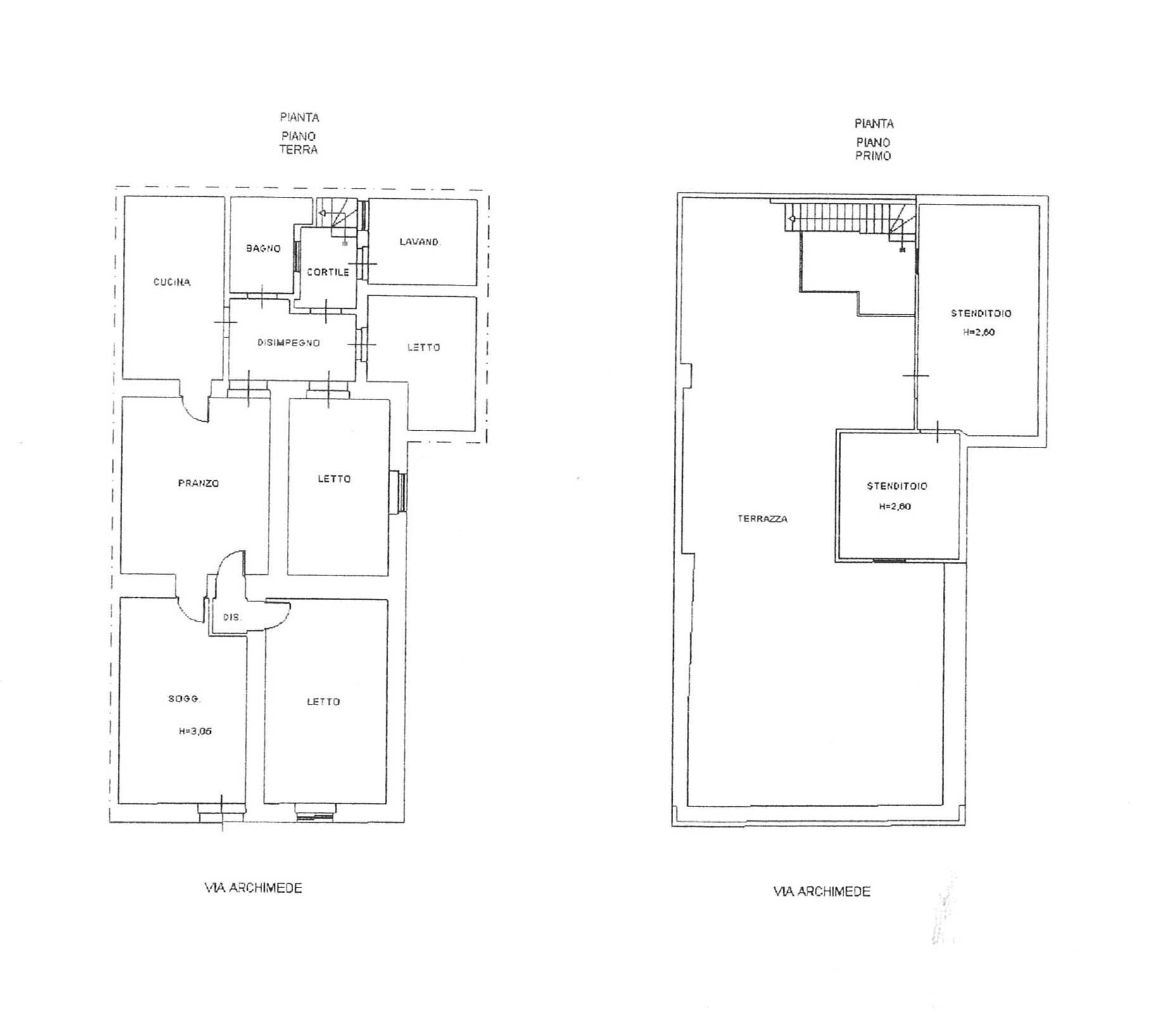 Foto 26 - Casa indipendente Via Archimede
 
4, Floridia - planimetria 1