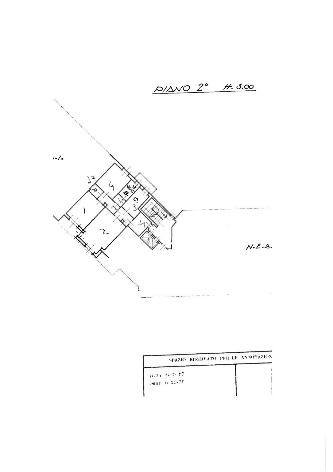 Trilocale viale della Stazione, 1-13, Brescia (zona Centro Storico) - planimetria 1