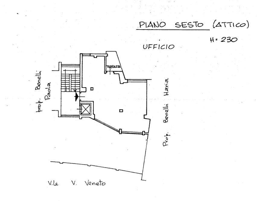 Foto 20 - Ufficio VIALE VITTORIO VENETO
 
80, Prato - planimetria 1