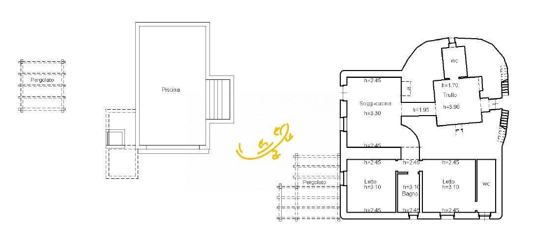 Foto 28 - Baita Strada Comunale Lama D'Inferno, Castellana Grotte - floor plans 1