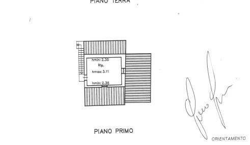 Rustic via San Paterniano, 10, Serra de' Conti - floor plans 1