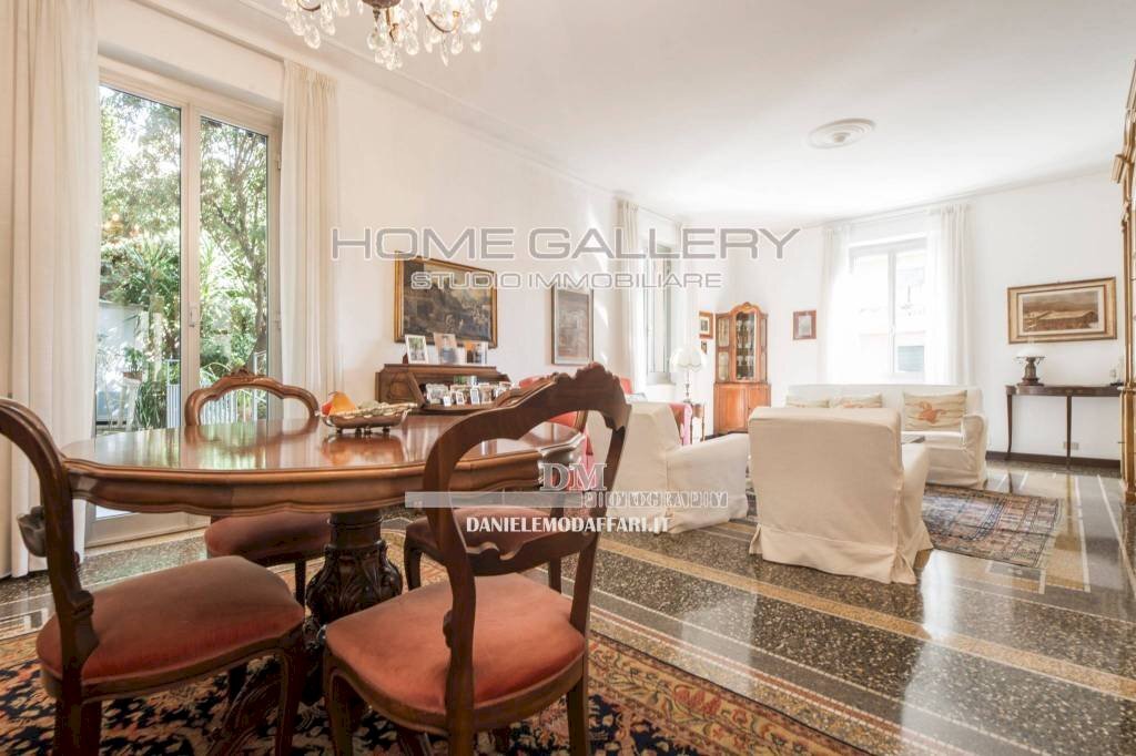 Salone - Apartment via Felice Cavallotti, Genova (neighborhood Albaro) - photo 3