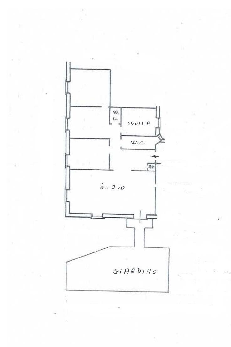 Apartment via Felice Cavallotti, Genova (neighborhood Albaro) - floor plans 1