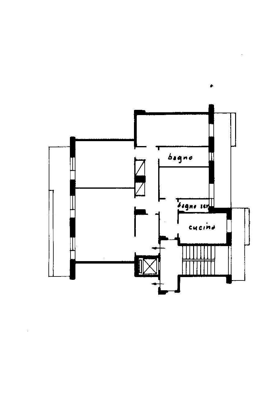 Appartamento via Angelo Carrara, Genova (zona Quarto) - planimetria 1