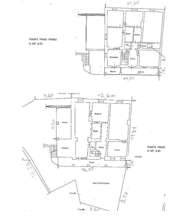 Casa indipendente via del Castellino, 41, Vicoforte - planimetria 1