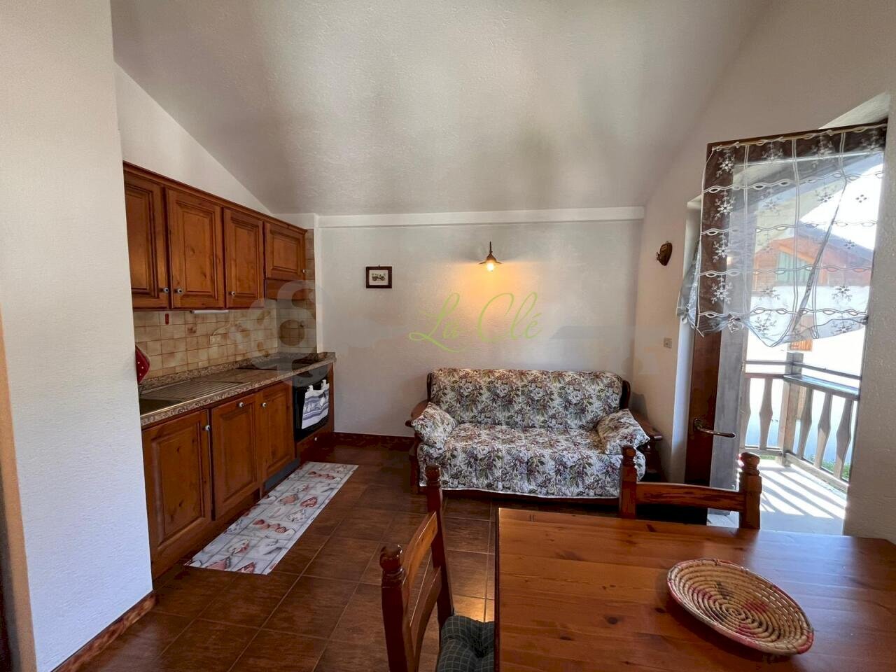 AFFITTO MORGEX: zona giorno con cucina - Two-room apartment Morgex - photo 2