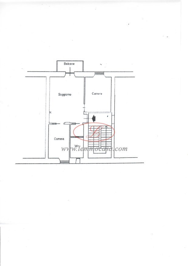 planimetria - Trilocale Corso Roma 152, Diano Marina - foto 3