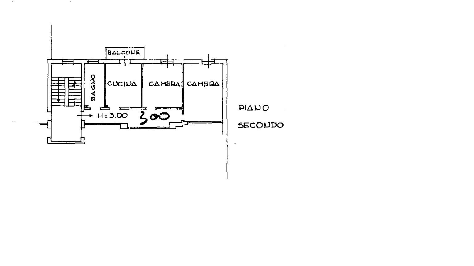 Appartamento Bologna (zona Bolognina) - planimetria 1