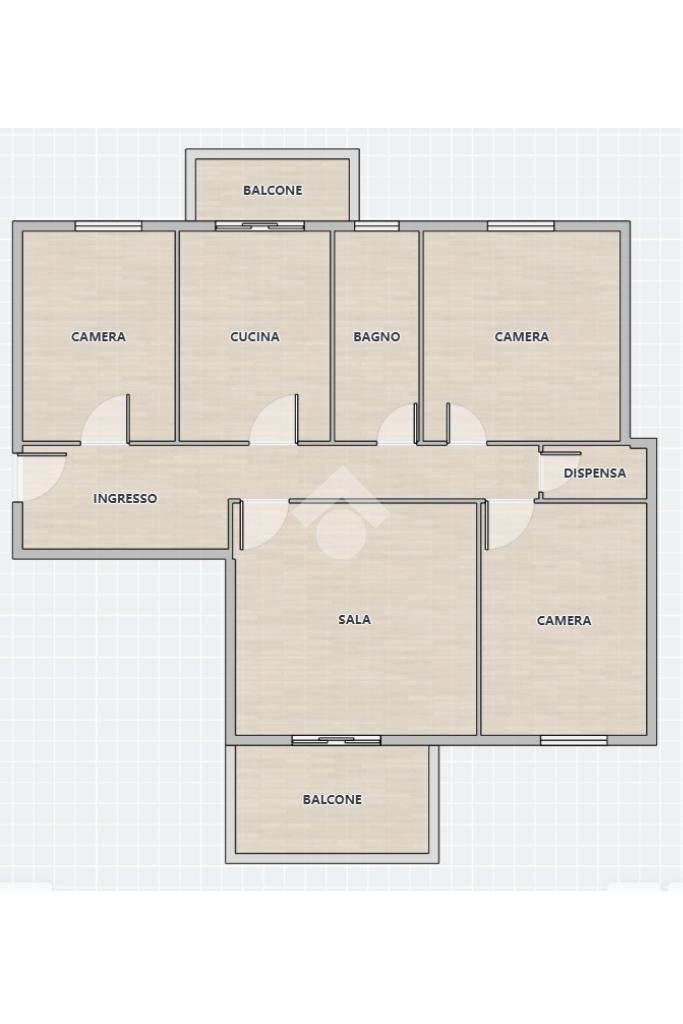 Apartment Via Emilio Salgari, Genova (neighborhood Pegli) - floor plans 1