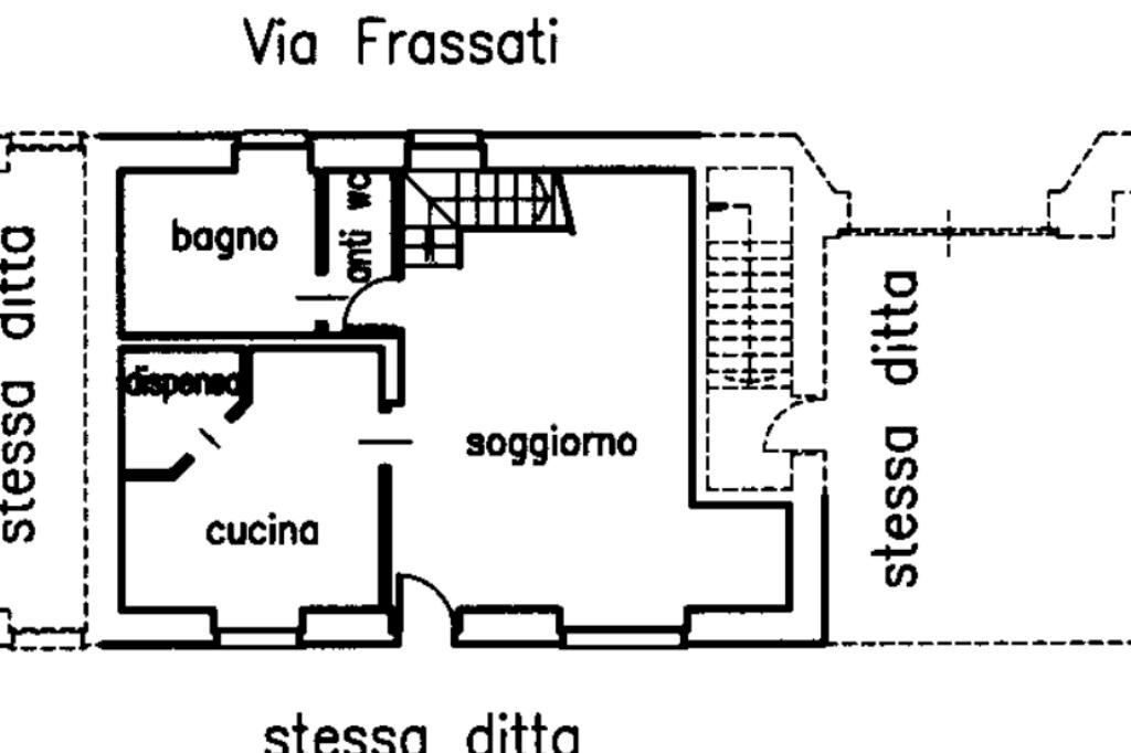 Villa Via Piergiorgio Frassati, Pinerolo - planimetria 1